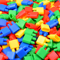 Rocket Sub Warhead Plastic Parquet Building Block Kindergarten Boy Girl Puzzle Assembly Childrens Toys 3-6 years old