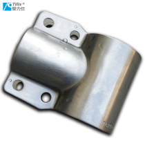 50 48 reducer pipe joint Shelf ceiling guardrail lamp holder Three-way outer hoop stainless steel connector