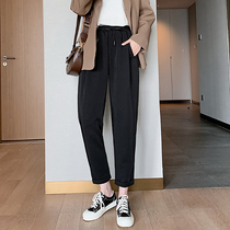 Big Code Pants Children Spring Autumn 2021 New Fat Mm Loose high waist Hallen pants Fat sister Conspicuthin 90% Casual Pants