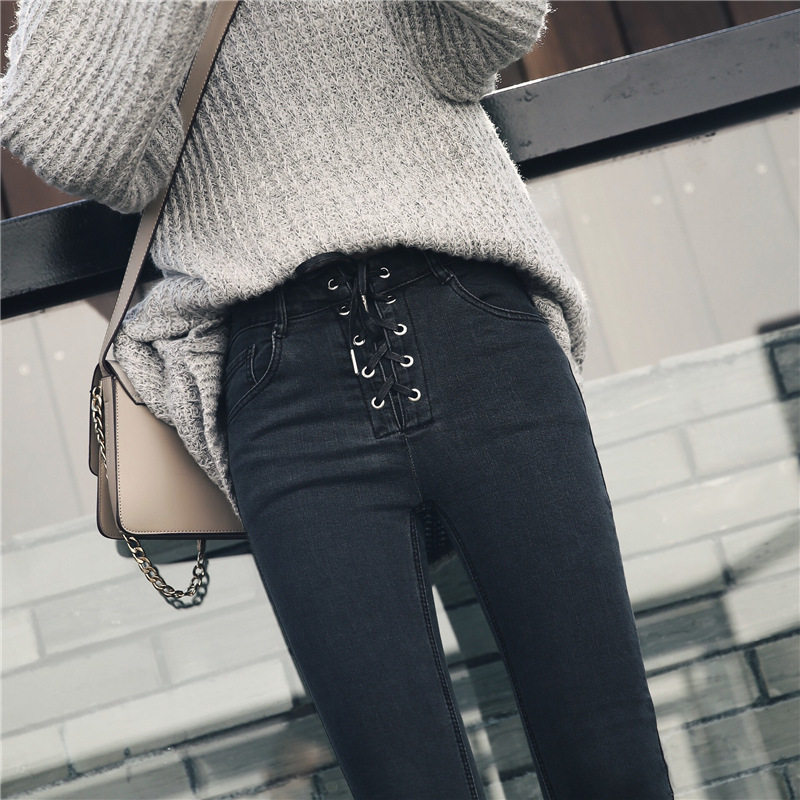 绑带鞋穿腻了,试试绑带裤吧!