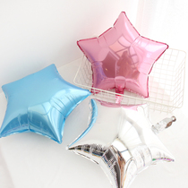18-inch five-pointed star aluminum balloon decoration wedding wedding birthday arrangement aluminum foil party birthday party dress up supplies
