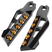 Flying pedal is suitable for Cygnus electric motorcycle cnc process aluminum alloy rear pedal screw non-slip burning blue