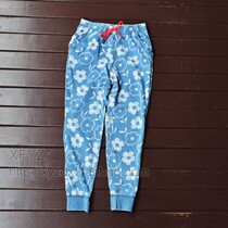 D207 big row of girls female big children trousers imitation denim fabric