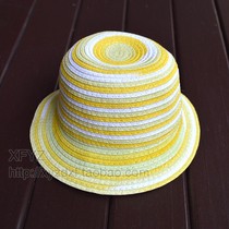 N146 Mengeva Law single oba * *i natural pollution-free raw material male and female baby sun hat straw hat