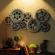 Retro industrial wind creative gear decoration three-dimensional wall wall decoration bar theme restaurant Internet cafe wall hanging