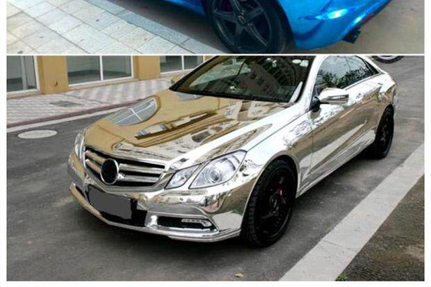 汽车改色膜电镀膜车身改色膜 全车膜改装电镀贴纸镀铬膜改色贴膜