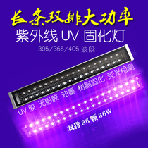 Long strip LED high-power UV UV glue shadowless glue curing lamp Light-sensitive ink green oil fluorescence detection