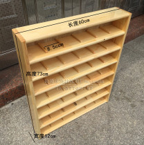 Kindergarten cup holder Solid wood cup holder Childrens wooden cup holder Tea cabinet Wooden cup holder with door hanging wall