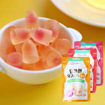 South Korea imported Pinkroly can sandwich gummy children snacks 0 low fat QQ sugar Net Red office 50g