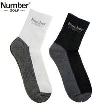 Number golf socks mens antibacterial deodorant golf mens socks mens and womens socks cotton socks