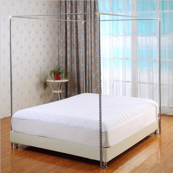 Mosquito net bracket pole stainless thickened 1.8m bed household single purchase accessories 1.5 flooring palace 1.2 meters Mosquito net bracket pole stainless thickened 1.8m bed household single purchase accessories 1.5 flooring palace 1.2 meters