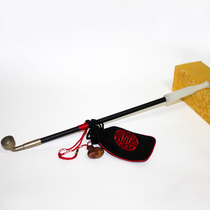 Dry tobacco bag dry tobacco pot Chinese traditional old cigarette bag old smoke pot old pipe to give gifts to elders