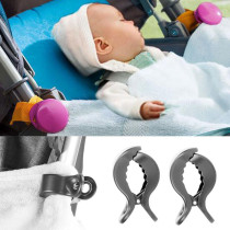 Baby stroller cover blanket anti-drop clip windshield blanket clip newborn baby anti-kick sub clip stroller clip accessories