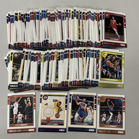 Genuine NBA basketball star card Panini 2024-25 hoops Puka full set and single card Curry etc.
Genuine NBA basketball star card Panini 2024-25 hoops Puka full set and single card Curry etc.