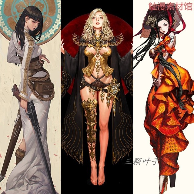 Han Feng character original painting reference atlas game art material character CG outline animation painting reference Han Feng character original painting reference atlas game art material character CG outline animation painting reference