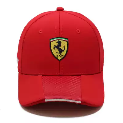 f1 Ferrari racing cap Flat edge cap Curved edge cap Cap Baseball cap Sun visor men's four seasons motorcycle cap