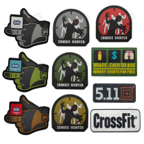 PVC waterproof epoxy armband Durex gloves ZOMBIE zombie cash 511 personalized Velcro wash-free badge