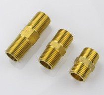 All copper thickening 4 points extended outer wire 1 2 pairs of wire DN15 external thread water pipe copper direct outer wire fittings