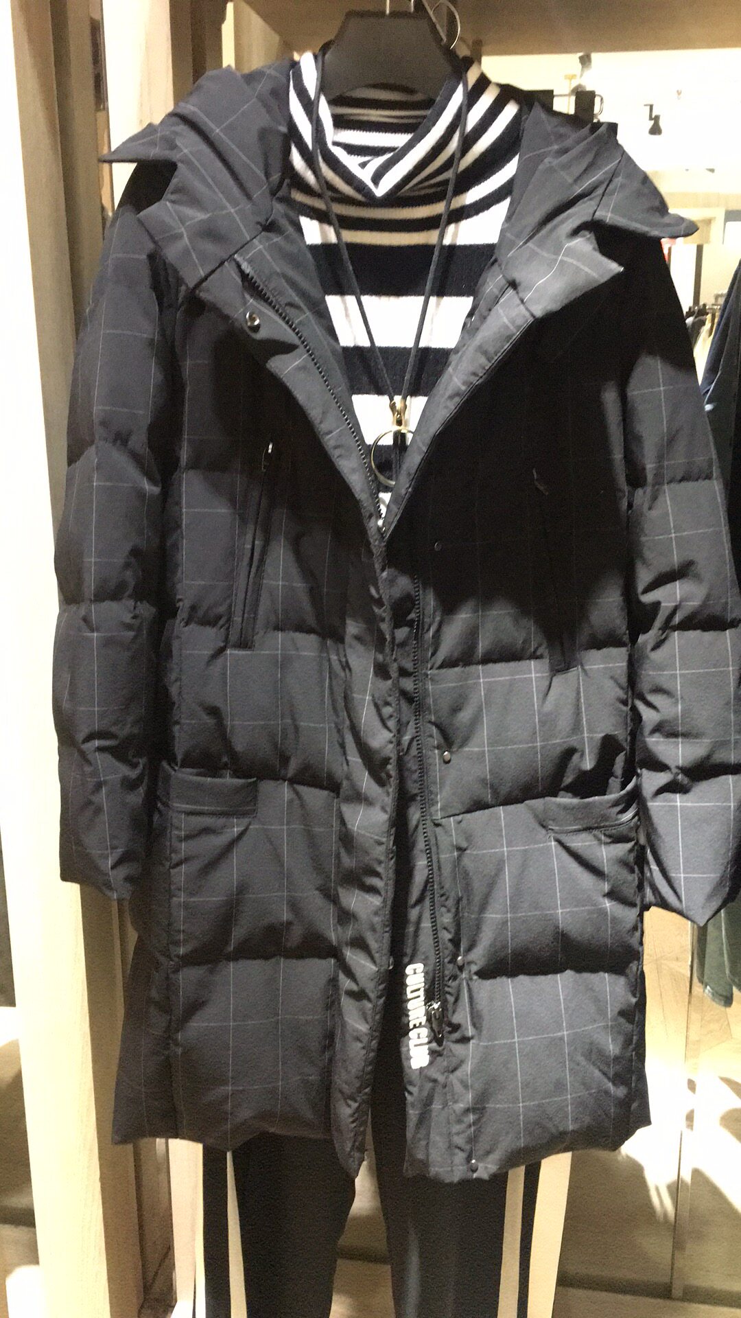 touch 塔吉 17年冬款新品女装中长款羽绒服t175029j 专柜正品1699_7折