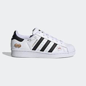 阿迪达斯官网 adidas 三叶草 SUPERSTAR J 大童运动鞋FX5202