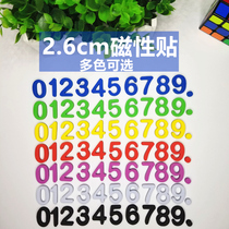 Small digital refrigerator stickers Magnetic stickers Letters Nordic ins refrigerator decoration magnetic stickers Date set magnetic stickers