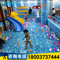 Childrens large indoor constant temperature water park Swimming pool Childrens water world water play equipment manufacturers support customization
