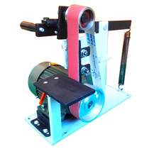 Electric vertical polishing machine Industrial polishing and polishing deburring sand belt machine Small desktop belt sanding machine