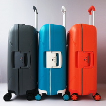 Foreign trade export luggage female ultra-light boarding case 20 strong and durable suitcase universal wheel female 24 inch 28 male