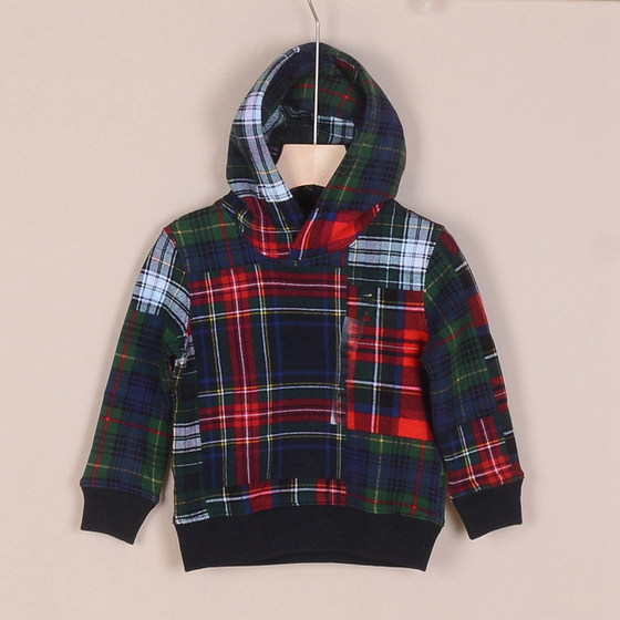 RL114 hooded sweatshirt for boys and girls classic plaid spring and autumn fleece jacket for parents
RL114 hooded sweatshirt for boys and girls classic plaid spring and autumn fleece jacket for parents