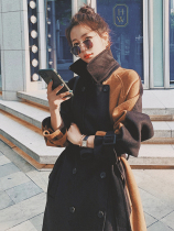 Lecea Alice Mao Covegirl 2023 Winter New Han Edition Han Lax Long Double-sided Cashmere Coat