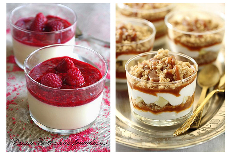 简约风格进口简易慕斯蛋糕碗酸奶杯 雪糕矮杯甜品小碗玻璃杯子