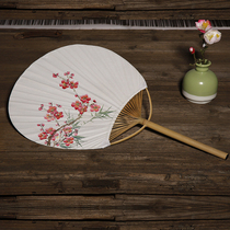 Lingyun Su Fan Painting Day Style Group lady and wind group fan pure hand-painted craftsmanship fan Gift decoration fan customizable