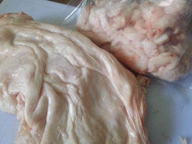 本地大肥猪油农家猪油猪板油猪网油肚底腩油炸猪油9.