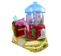 New Childrens Coin Ocean Star Swing Machine Underwater World Rocking Horse Interactive Picture Screen Rocking Car