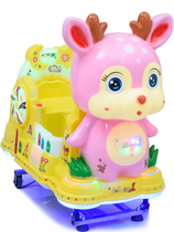 Rocking car New 2019 coin children supermarket door commercial with music Electric Baby Home Swing Machine