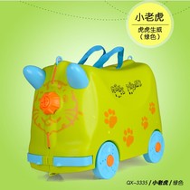 3C certified eco-friendly child can pull and ride can ride Li box baby tourist box kid suitcase thickened