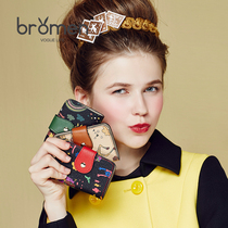 Not Laimei 2017 new thin section cute bus cutting sleeve Korea Multi-blocking card bag womens bag card bag card holder