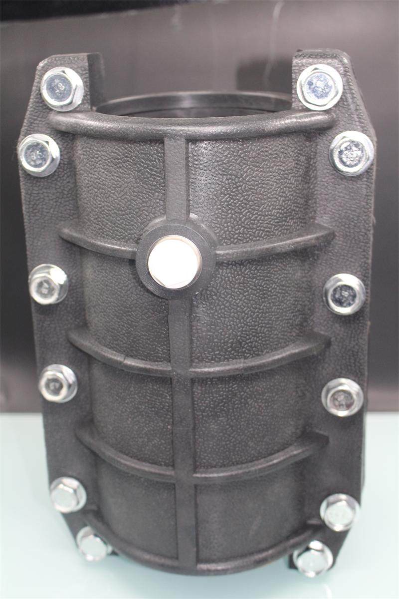 pe抱箍pe管道抢修节pe堵漏快接pe补漏器pe哈夫弗节