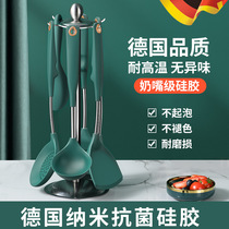 Stainless Steel Silicone Spade Kitchen Five Sets Pan Scoop Spoon Rice Spoon Scoop scoop Scoop Scoop silicone Cookware Suit