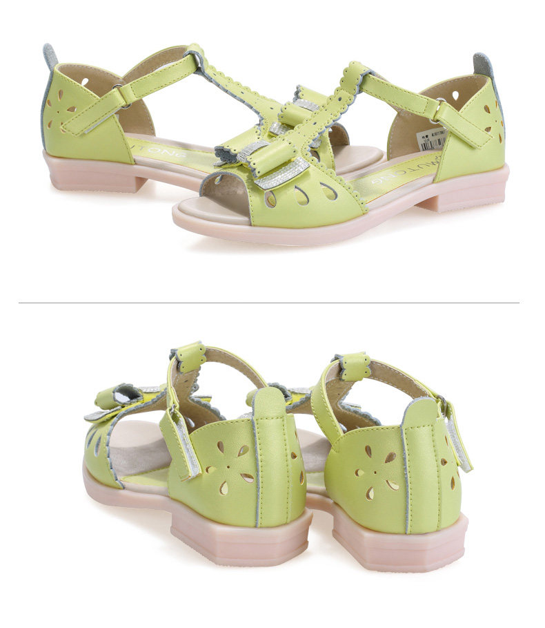 牧童童鞋2016夏季新款儿童凉鞋透气革露趾百搭女童凉鞋舒适公主鞋