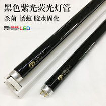 Black violet fluorescent tube T5T8 integrated bracket bactericidal mosquito repellent glue curing stage fluorescence effect
