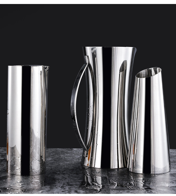 酒吧ktv调酒扎壶不锈钢水扎壶创意红酒洋酒分酒器酒店餐厅冷水壶