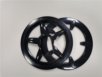 Double-sided guard plate set inside and outside two folding car electric bicycle BMX tooth plate cover chain plate single disc permanent