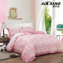 Audano thickened crystal velvet warm coral velvet flannel four-piece autumn and winter bedding Falai velvet double-sided velvet
