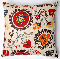 Mediterranean cotton linen sofa pillow cover Car office waist backrest cushion with core Hotel pillow bed flag customization