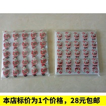 Full-body Christmas flash brooch Old Man snowman luminous brooch Christmas tree badge Christmas gift