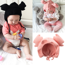 Newborn Hats Summer Dress Summer Dress Men And Women Baby 0 Headcaps 1 Year Old Windproof Knit June Cap Baby Deer Corner Cap