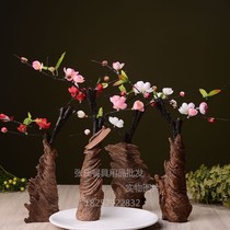 Decorative flowers artistic conception dishes decorative flowers old wood flowers Hotel platter sushi flowers