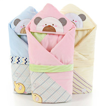 Baby blanket cotton baby blanket blanket autumn and winter thickened super soft newborn quilt warm wrap quilt