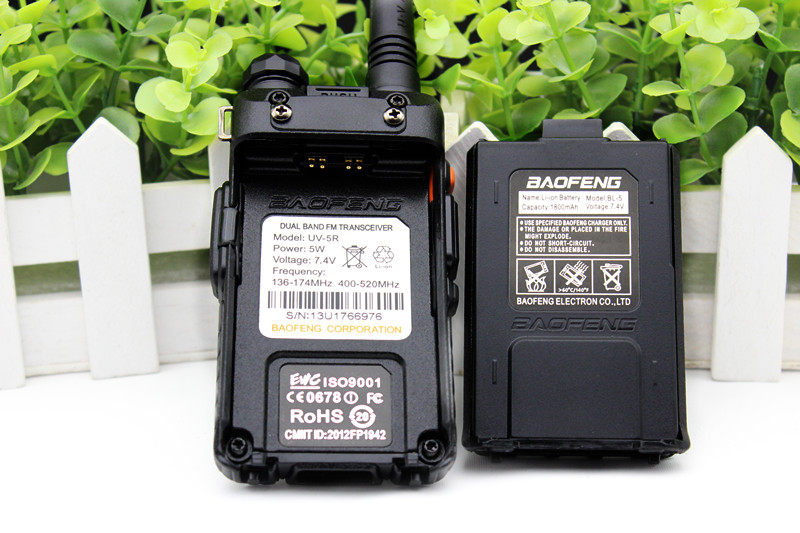宝峰bf-uv5r对讲机数字手台调频双显双段民用5w1-15-50公里自驾游